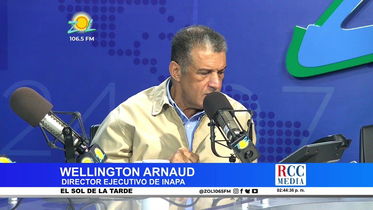 Wellington Arnaud Dir. INAPA de 243 acueductos hay 63 fuera de servicio por lluvias de tormenta Fred