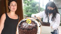 Sara Ali Khan Visits Kareena's Home On Birthday, Cuts Cake With Media