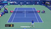 Tsitsipas eases past Khachanov in Toronto