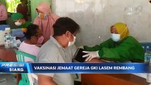 Polres Rembang Gelar Vaksinasi Dosis ke-2 Covid-19 di Gereja Kristen Indonesia Lasem