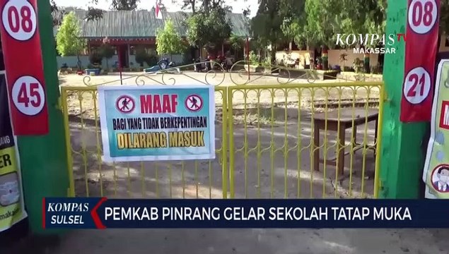 Pemkab Pinrang Gelar Sekolah Tatap Muka Dengan Prokes Ketat
