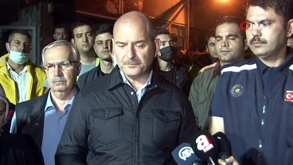 Bakan Soylu Kastamonu'da: Benim gördüğüm en ağır sel felaketi burası