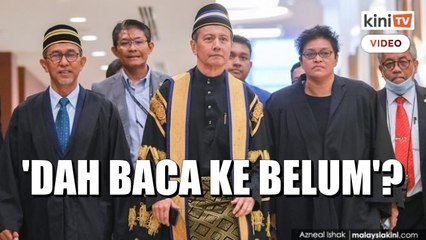 Have you read the letter? - Azalina asks Rashid