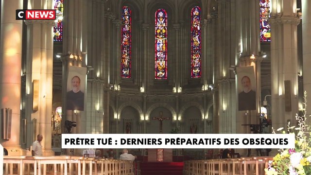 Prêtre Olivier Maire tué en Vendée : Regardez les derniers préparatifs avant les obsèques