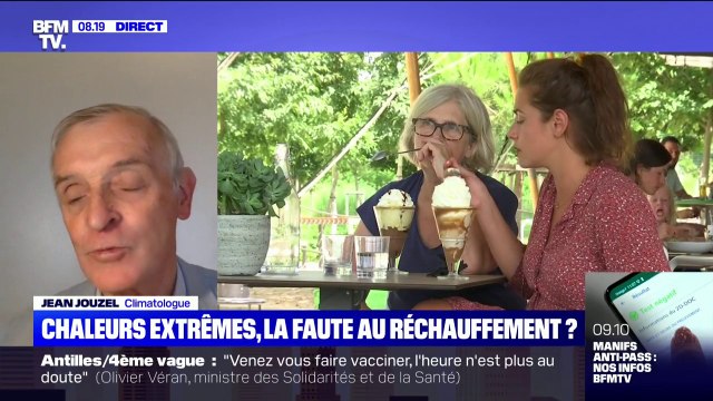 Pour Jean Jouzel, climatologue, il n'y a pas de différence entre ce qu'il se passe aujourd'hui et la canicule de 2003