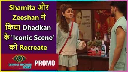 Bigg Boss 15 Promo | Shamita Shetty And Zeeshan Khan Recreate Dhadkan Scene in the House