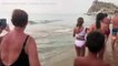 Disoriented blue shark forces bathers out of the water in Benidorm