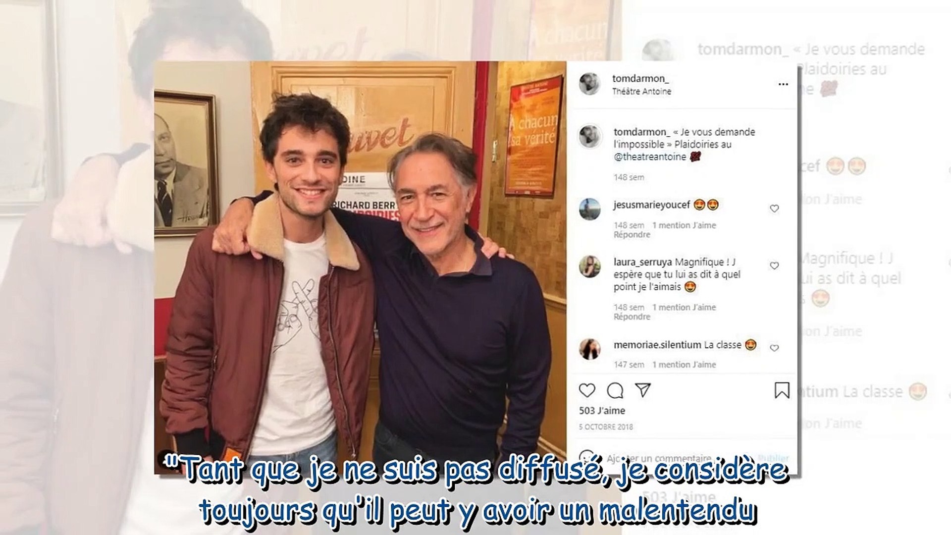 Qui Est Tom Dans Ici Tout Commence Ici tout commence - qui est Tom Darmon, petit-fils de Gérard Darmon et  nouvelle star de la série - Vidéo Dailymotion