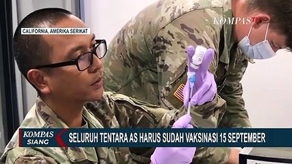 Seluruh Tentara AS Harus Sudah Vaksinasi Corona Pada 15 September 2021