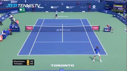 Toronto - Tsitsipas trop fort pour Khachanov