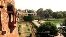 The Hauz Khas lake and monuments - Delhi