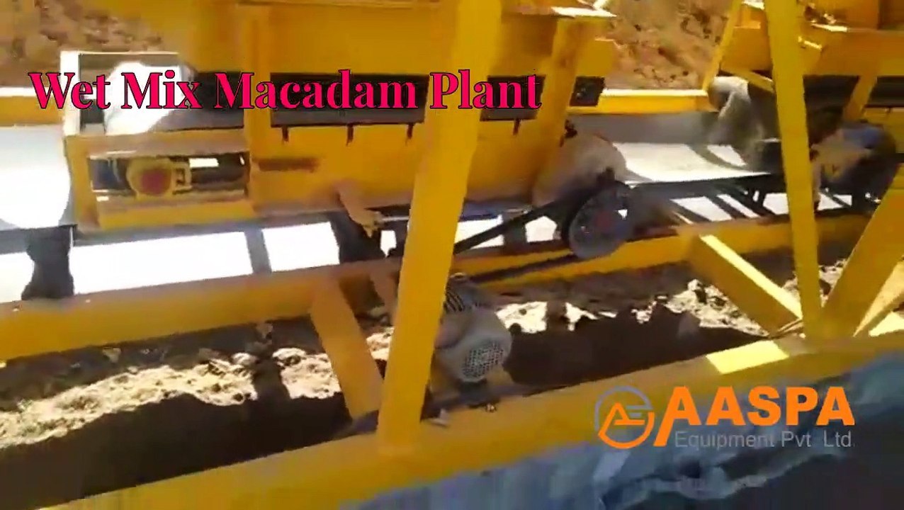 Wet Mix Plant/ Wet Mix Macadam Plant BY AASPA EQUIPMENTS PVT.LTD.