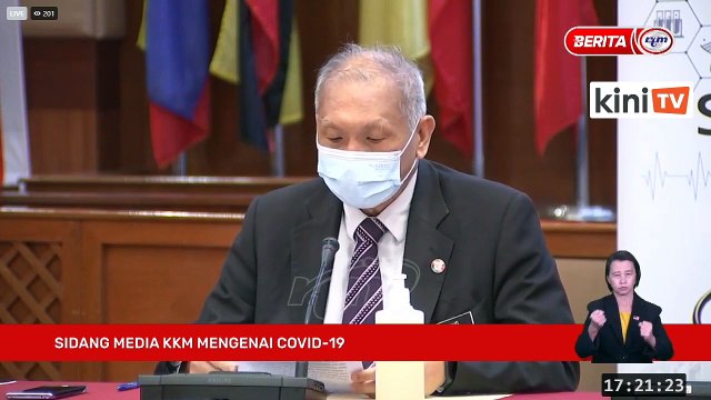 LIVE: Sidang media KKM mengenai perkembangan semasa Covid-19