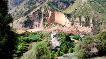 Watch: Massive landslide blocks Chenab river in Himachal's Lahaul Spiti