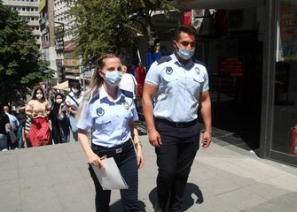 Çankaya zabıtasından esnafa destek ziyareti