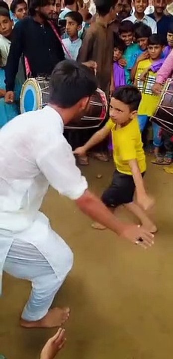 Small Kid #Dance with her uncle on sufi even