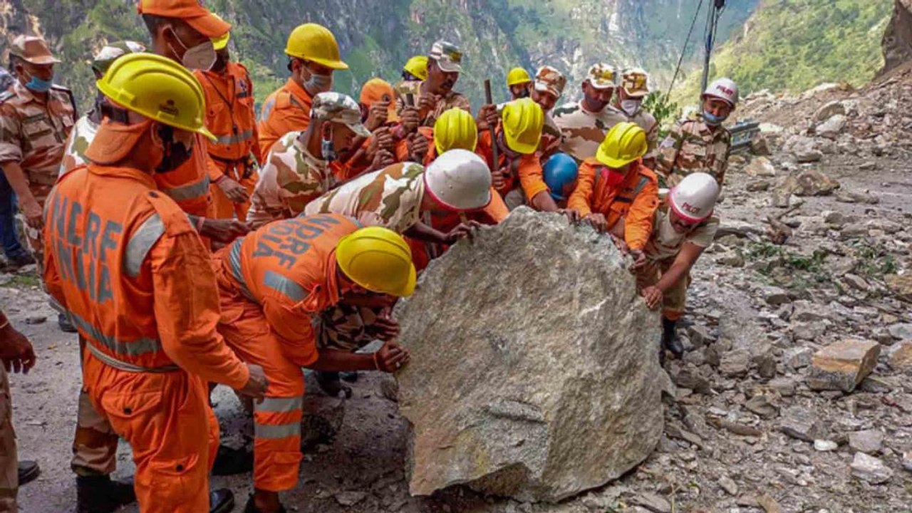 Kinnaur landslide: Drones are being used to spot bodies