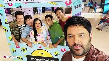 Bhuj- The Pride Of India team on the sets of The Kapil Sharma Show