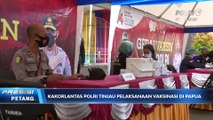 Kakorlantas Polri Hadiri Vaksinasi Covid-19 di Polda Papua