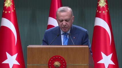 Cumhurbaşkanı Erdoğan: "(Aşılama oranı düşük iller) Bu illerimizden başlayarak tüm vatandaşlarıma bir kez daha aşılarını derhal olmaları çağrısında...