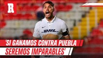 Nicolás Freire: 'Si ganamos contra Puebla seremos imparables'