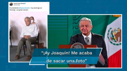 "Estaba a punto de echarme un coyotito", dice AMLO a López-Dóriga por foto “chocheando”