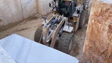 Caterpillar 988K And 980M Wheel Loaders Working On Marble Quarries