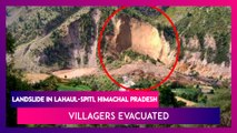 Landslide In Lahaul-Spiti District Blocks Chandrabhaga River's Flow, Villagers Evacuated From Low-Lying Areas Due To Flash Flood Fears