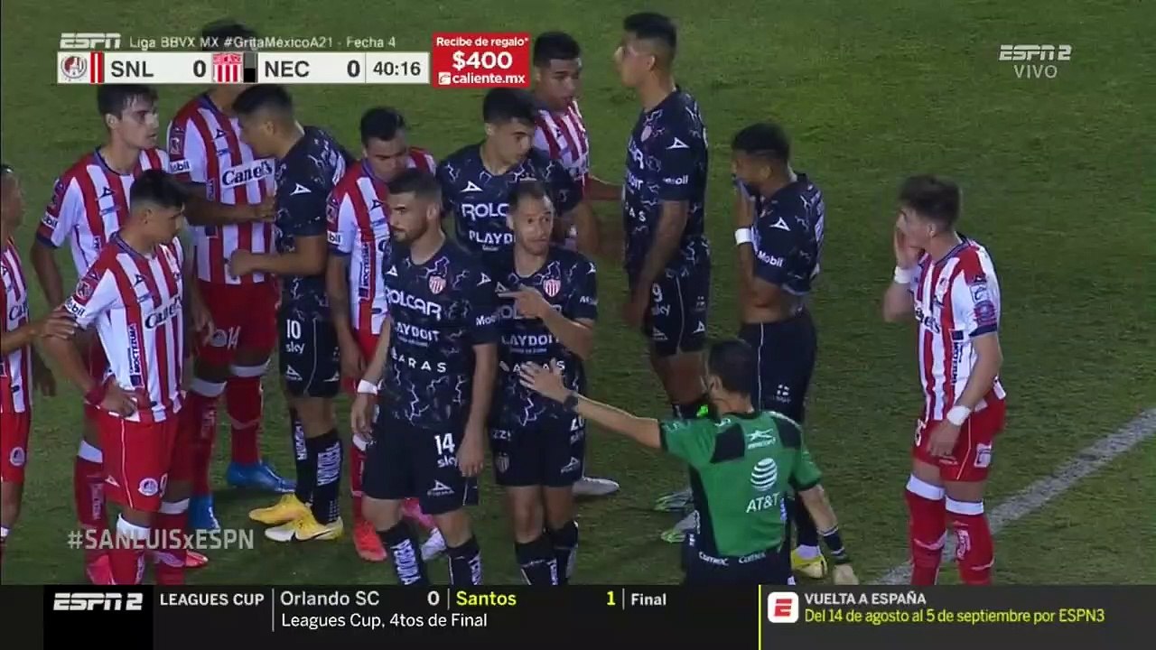 Gol de Rodrigo Aguirre - San Luis vs Juárez - Liga BBVA MX - Grita México A21 - Jornada 4