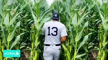 Alex Rodriguez Wears MLB Uniform Ahead Of 'Field Of Dreams' Game