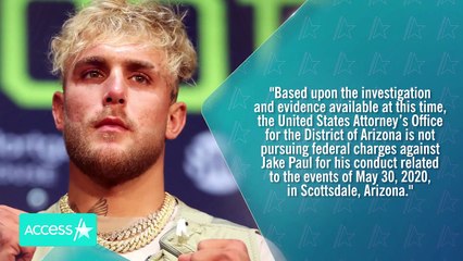 Jake Paul Won't Face Federal Charges For Arizona Mall Incident