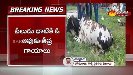 భీమవరంలోని ఉండి రోడ్డులో భారీ పేలుడు