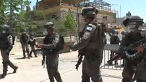 Son dakika haber! İsrail askerleri, cuma namazı sonrası Harem-i İbrahim Camisi'ndeki cemaate gaz bombalarıyla saldırdı