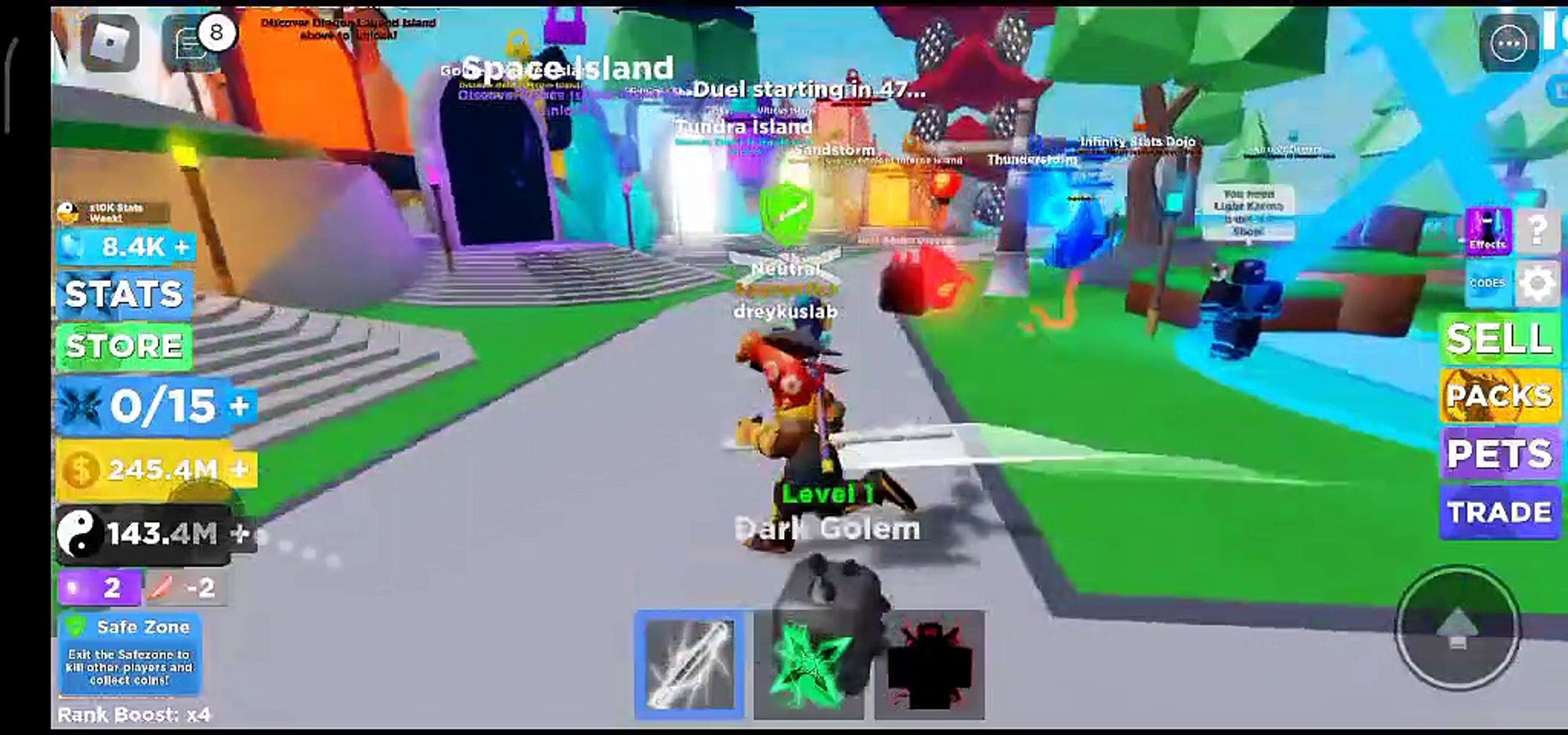 ⁣Ninja Legends - I became the King of the hill  | Roblox