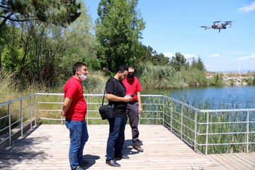 Kaybolan genci arama çalışmaları drone ile havadan sürüyor
