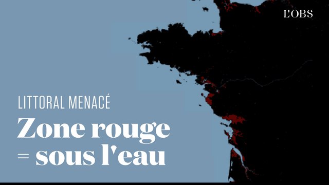 Cinq cartes qui montrent l’impact du réchauffement climatique sur le littoral français