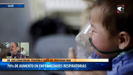 70% de aumento en enfermedades respiratorias
