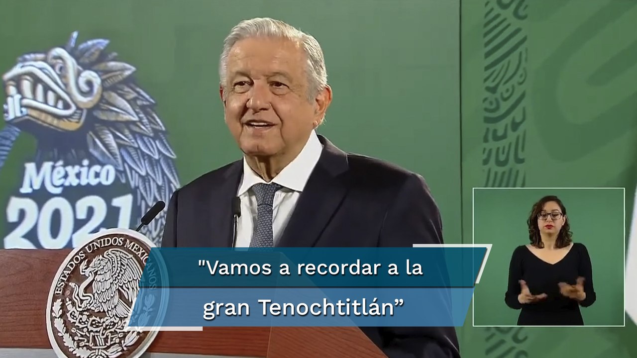 AMLO alista ceremonia en el Zócalo de “500 Años de Resistencia Indígena”