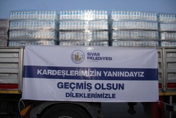 Belediyeden afetzedelere yardım