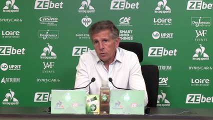 Claude Puel: "Il faut monter petit à petit"