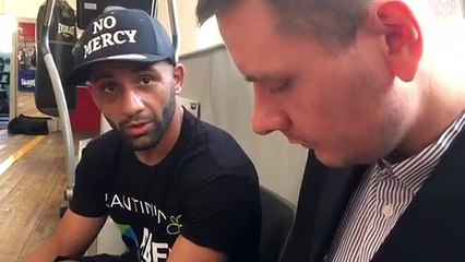Boxer Kid Galahad speaks to Steve Jones from The Sheffield Star