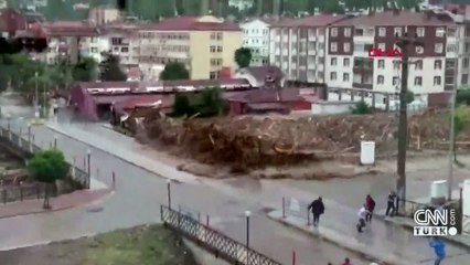 Bozkurt'taki selden yeni görüntü