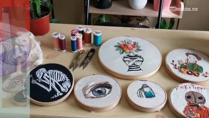 El arte del bordado, enseñanzas de la abuela