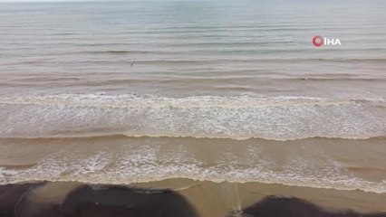 Son dakika haberleri! Sel sonrası deniz ve sahil çamura büründü