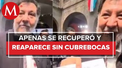 Que usen cubrebocas los enfermos: Fernández Noroña tras recuperarse de covid