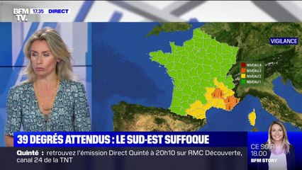 Canicule: cinq départements toujours placés en vigilance orange