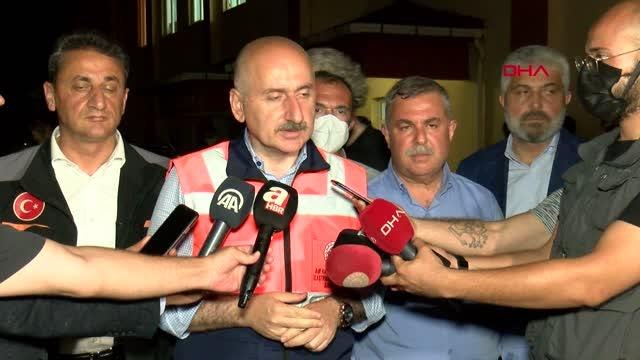 BAKAN KARAİSMAİLOĞLU: SİNOP'TA 6 VATANDAŞIMIZIN CENAZESİNE ULAŞTIK