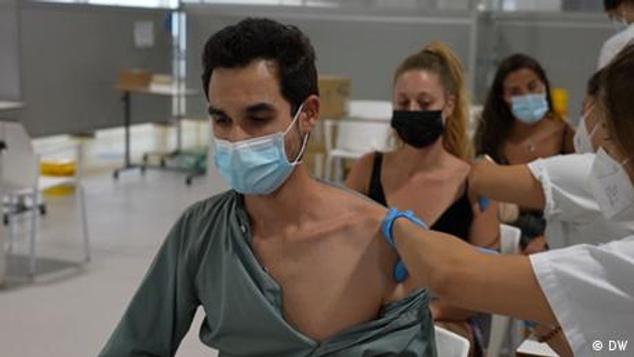 COVID-19-Impfrate in Spanien steigt