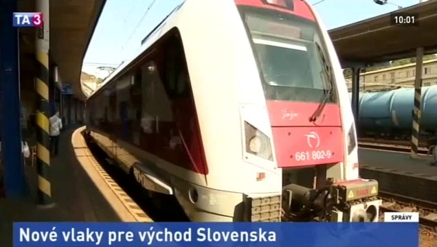 Nové vlakové súpravy ZSSK pre východ Slovenska (75'')