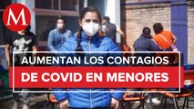 Más de 31 mil menores de edad se contagiaron de covid-19 en julio_ Ssa